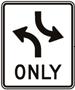 Center and Reversible Lane Control Signs and Plaques