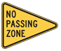 Merging & Passing Signs & Plaques