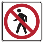 Pedestrian Signs & Plaques