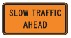 Rectangle Warning Signs in Temporary Traffic Zones